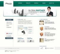 韓國電子產(chǎn)品網(wǎng)頁模板 融合尖端科技與極簡美學(xué)的網(wǎng)絡(luò)技術(shù)服務(wù)